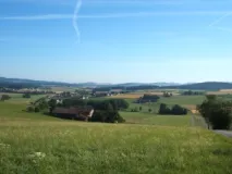 Blick von Eschlkam Richtung Norden über die Cham-Futher-Senke (Foto: Usch Martin)