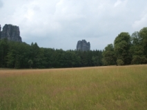 Sandsteinformationen im Nationalpark Sächsische Schweiz (Foto: Usch Martin)