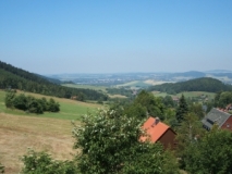 Blick von der Lausche auf Großschönau (Foto Usch Martin)