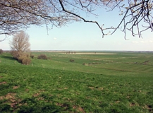 Blick vom Stapelholm (Altmoräne) über die Eider-Treene-Sorge-Niederung (Foto: Christof Martin)