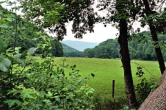 Blick auf die Vorberge und Randhöhen der mittleren Kuppenalb, entlang des Tals des Brühlbachs (Nebenbach der Erms) (Foto: Rolf Heimann)