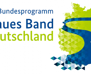 Logo des Bundesprogramms "Blaues Band Deutschland"