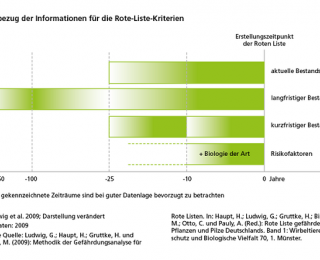 Zeitraumbezug der Informationen für die Rote-Liste-Kriterien