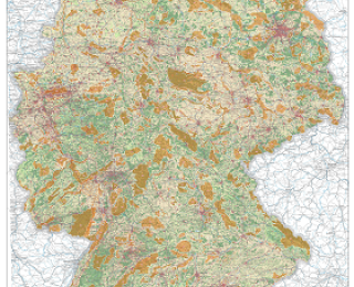 Deutschlandkarte der bedeutsamen Landschaften