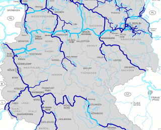 Karte Kulisse des Bundesprogramms Blaues Band Deutschland