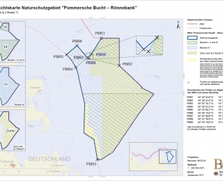 Übersichtskarte Naturschutzgebiet Pommersche Bucht – Rönnebank