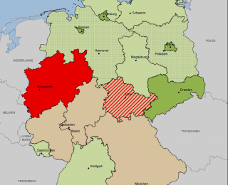 Karte Landschaftsprogramme in Deutschland