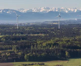 Windpark in Berg am Starnberger See