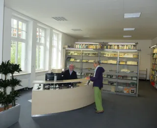 Auskunftsplatz in der Bibliothek Bonn des Bundesamtes für Naturschutz