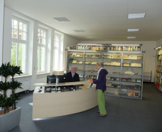 Auskunftsplatz in der Bibliothek Bonn des Bundesamtes für Naturschutz