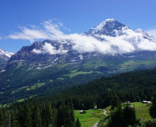 Cultural landscape in the Alps