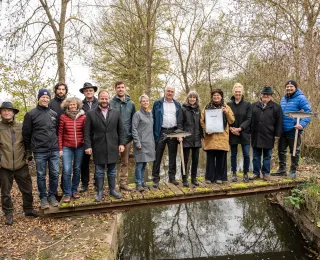 Übergabe Förderbescheid Fluss.Frei.Raum