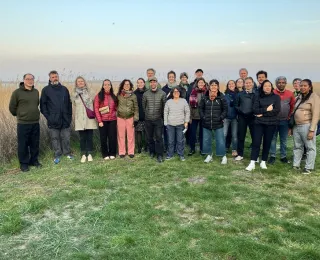 Die Workshopteilnehmenden auf der Insel Vilm