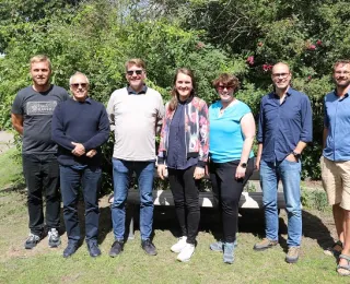 Members of INA Advisory Council and BfN representatives on Vilm island