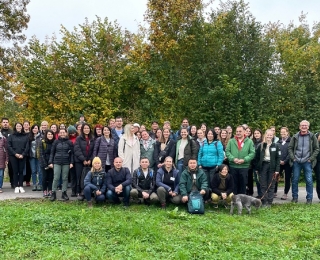 Alumni of the programme spent a day in the former military training area Wahner Heide