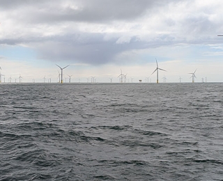 Offshore-Windparks Meerwind Süd|Ost in der Nordsee